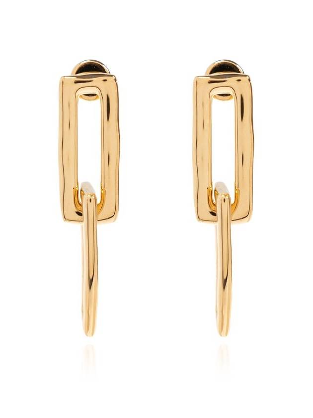 질 샌더 사각형 프레임 이어링