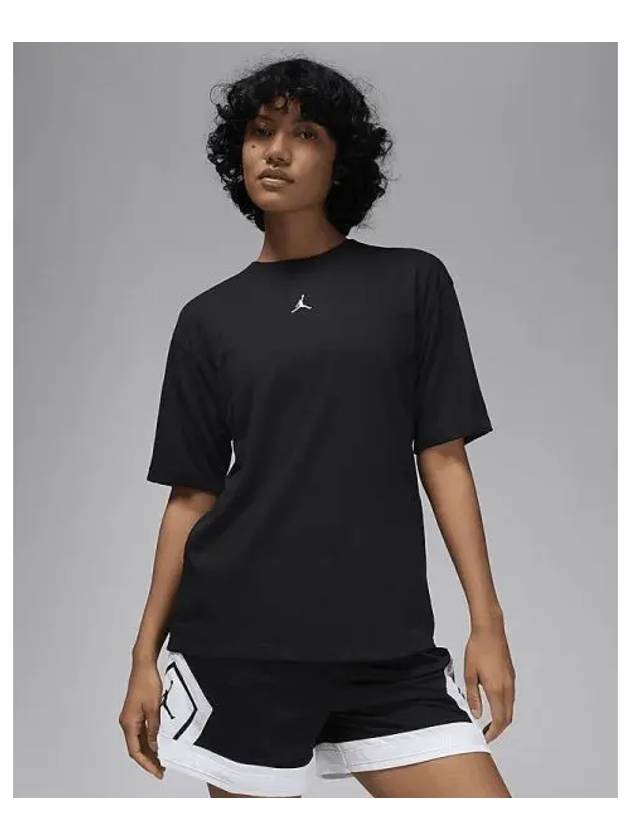 나이키 조던 스포츠 우먼 다이아몬드 숏슬리브 반팔 탑 상의 FN5116 010