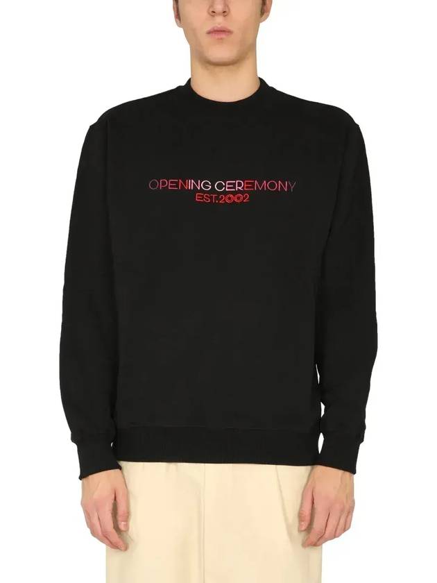 Opening Ceremony 로고 프린트 크루넥 스웨트셔츠 YMBA003F20FLE001_1025