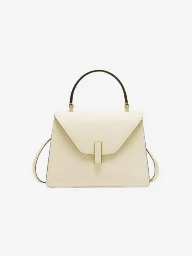 발렉스트라 이지데 탑 핸들 미니 백 퍼가메나 화이트 Valextra Iside Top Handle Mini Bag Pergamena White