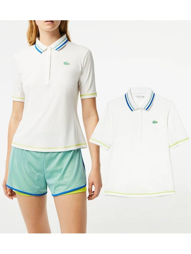 라코스테 여성 테니스 울트라 드라이 피케 폴로 셔츠 카라 티셔츠 반팔 반소매