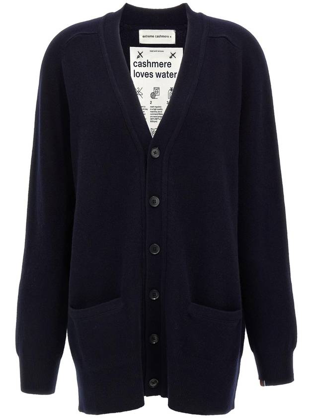 EXTREME CASHMERE N117CARDIGANNAVY & 39 117네이비& 39 카디건