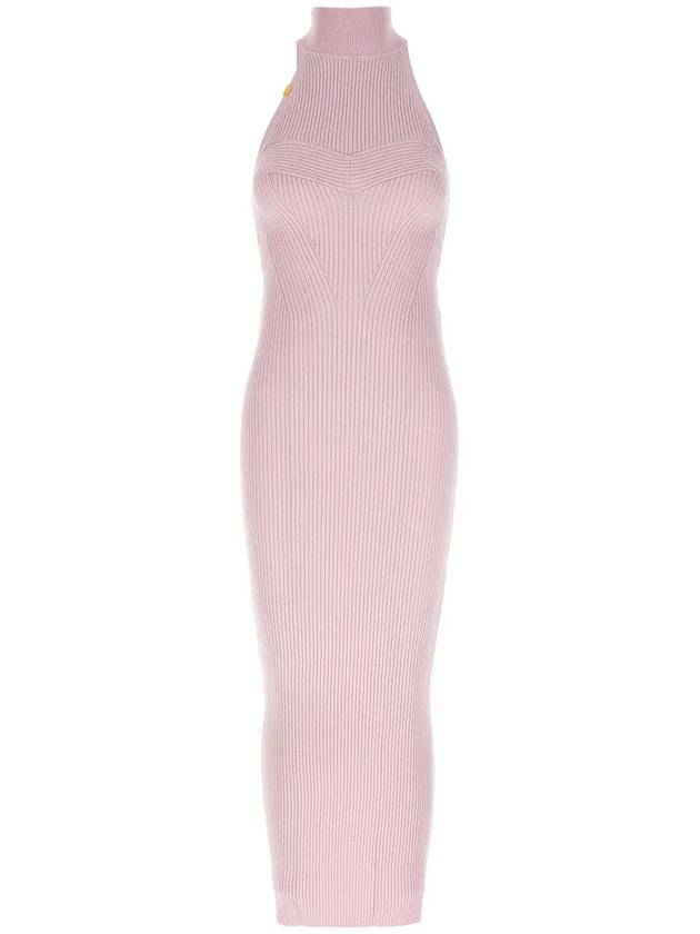 Elisabetta Franchi 골지 롱 드레스 AM59S51E2_544