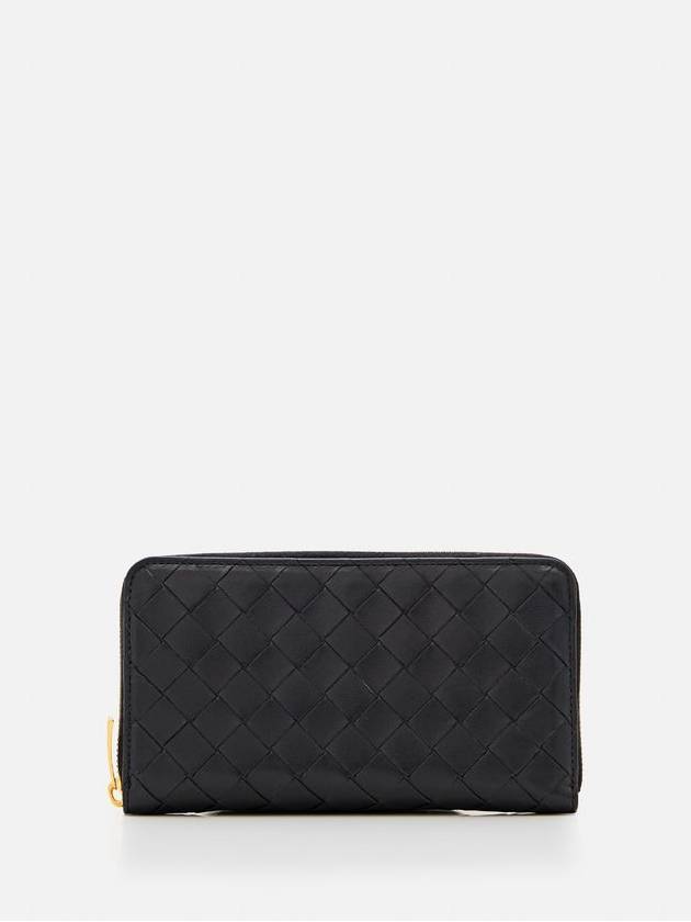 Bottega Veneta Intreccio Zip Around Wallet