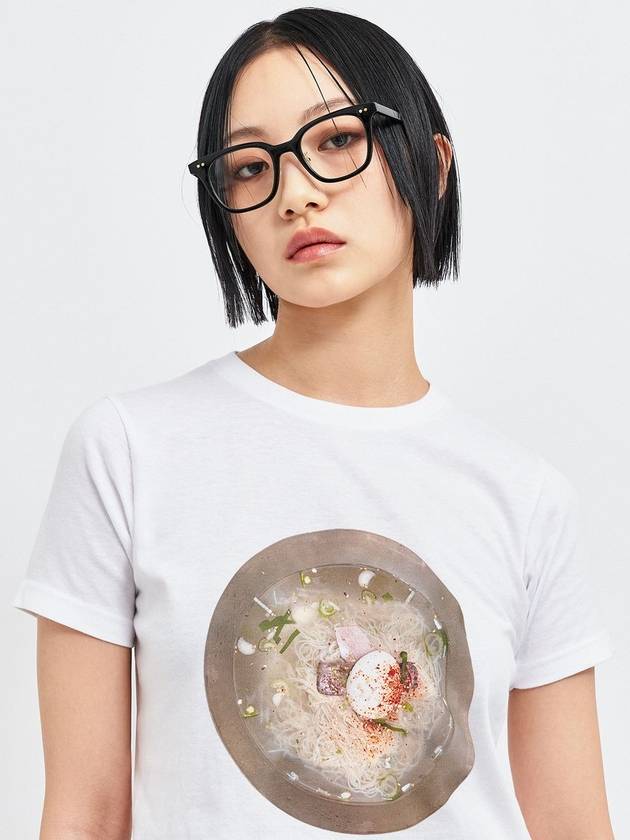 씨웨어 평양냉면 크롭 티셔츠
