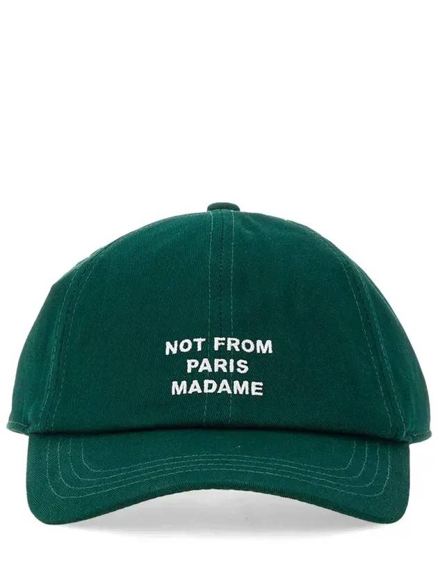 퍼니 미스터 로고 자수 야구 모자 PERMCP151CO138_DARKGREEN