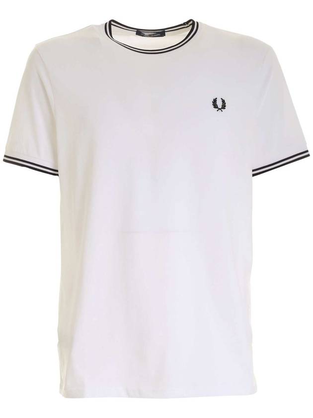 Fred Perry Logo T-shirt in white