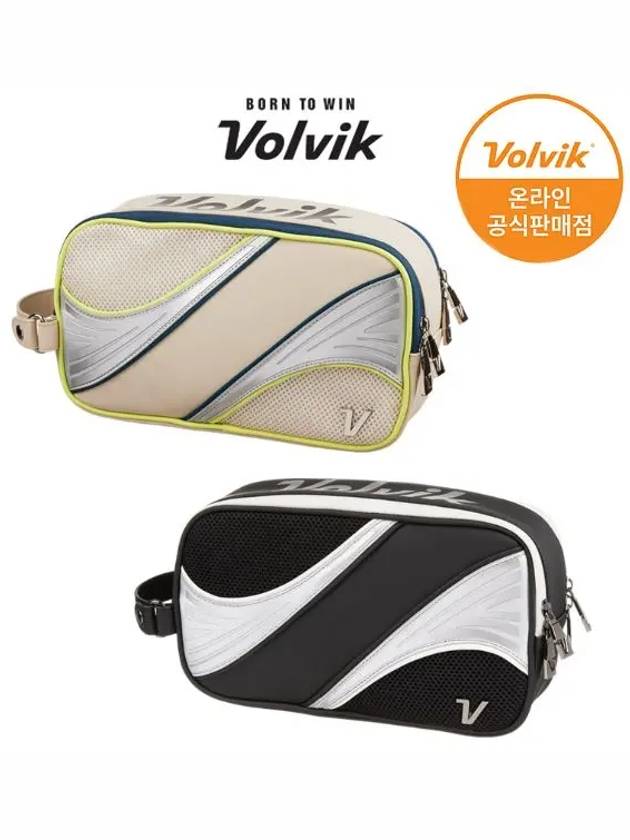 볼빅 VBEB 퍼포먼스 절개 패턴 투웨이 파우치 VOLVIK 2025