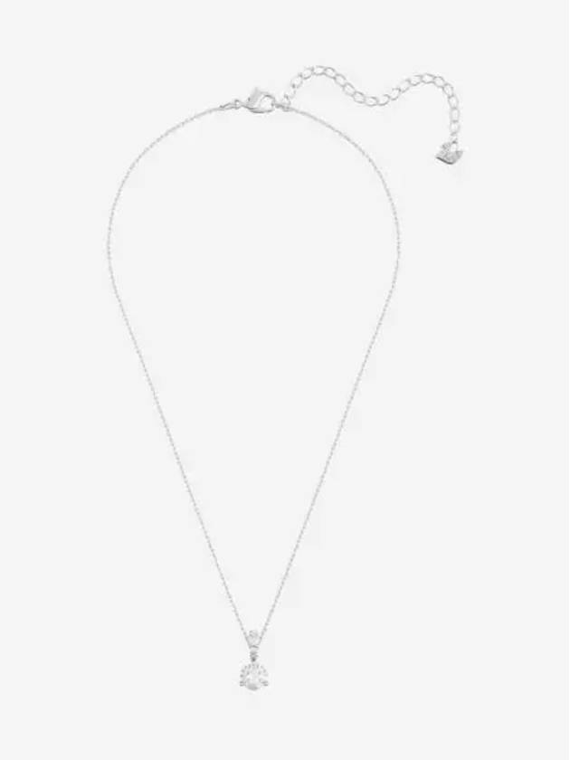 W 스와로브스키 솔리테어 팬던트 화이트 로듐 플래팅 W Swarovski Solitaire Pendant White Rhodium Plated