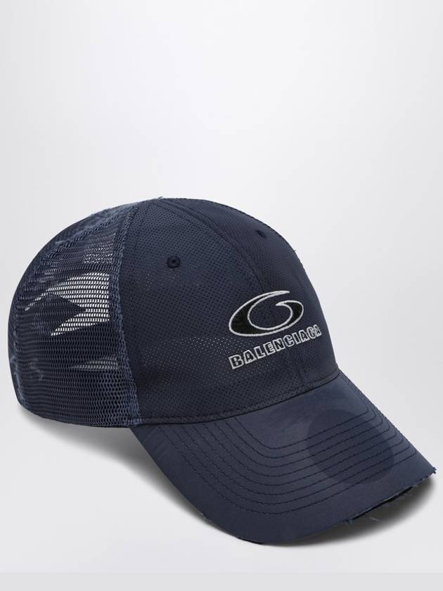 Balenciaga Loop Sports Icon blue mesh baseball cap