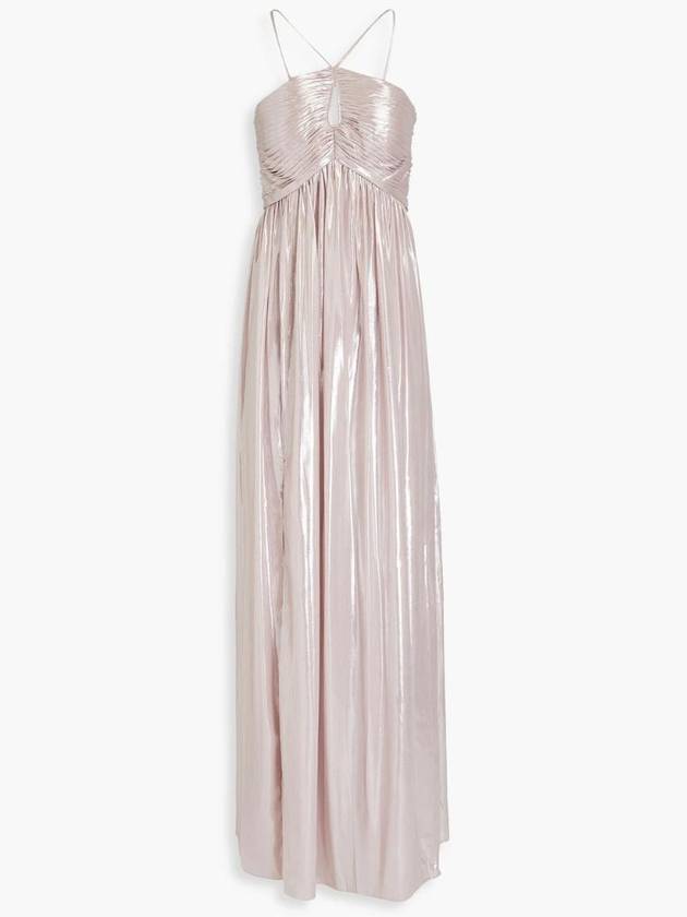 NB07 자크 포센 여성 원피스 Pintucked lame gown 1647597337016411