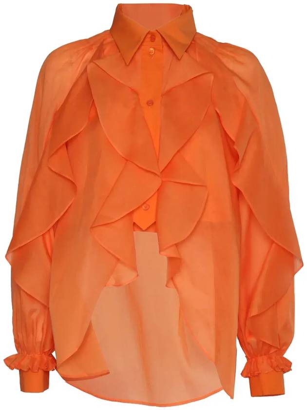 알베르타 페레티 비대칭 러플 셔츠 02050128_0062