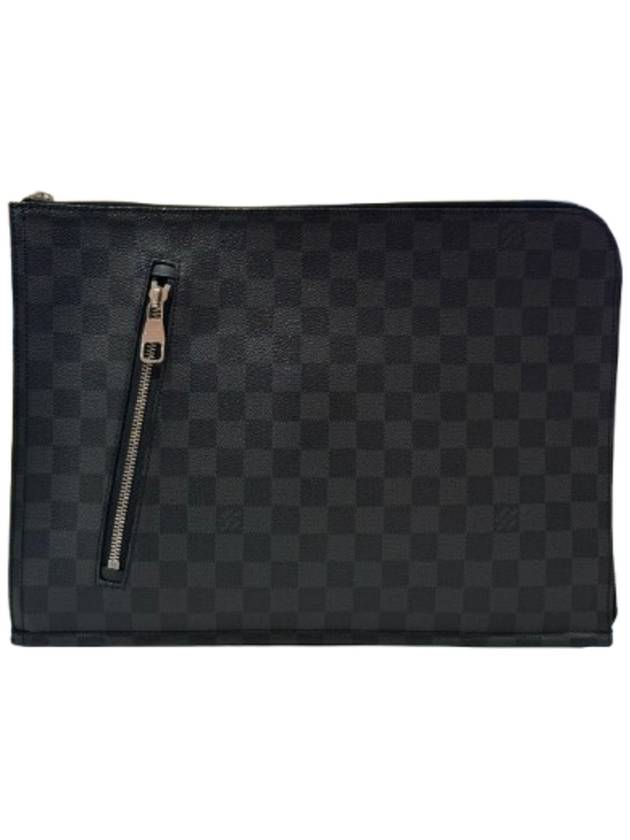 루이비통 다미에 그라파이트 포슈 도큐먼트 클러치 N48247