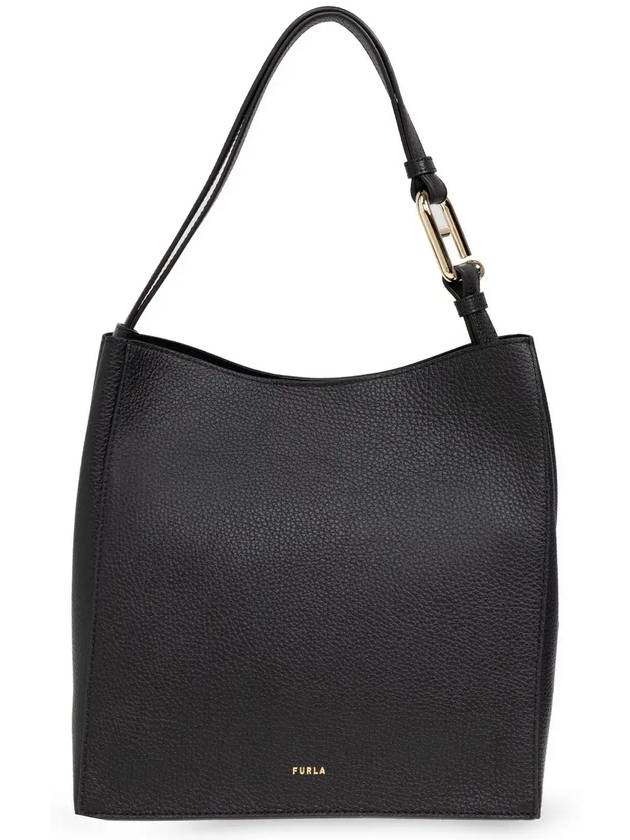 Furla Nuvola 로고 프린트 스몰 숄더백 WB01338HSF000_NERO