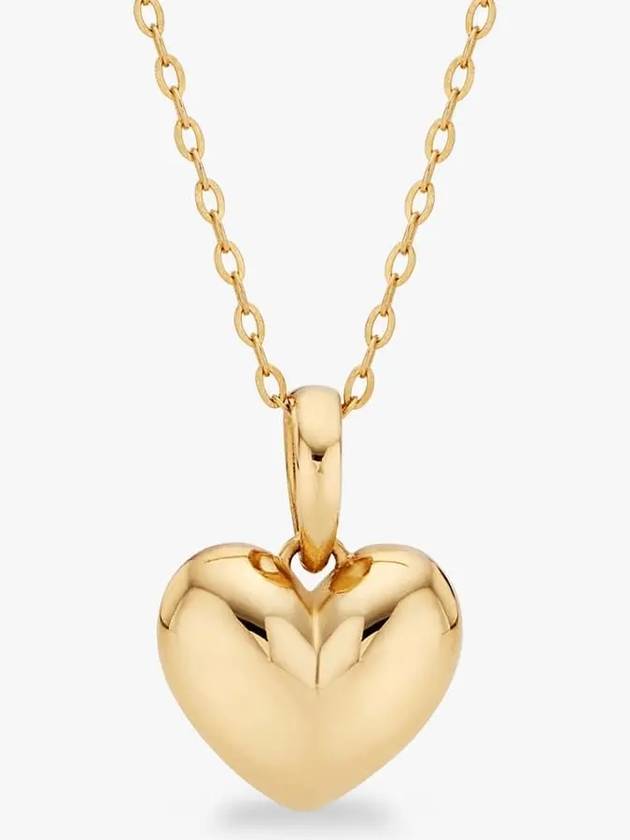 주문후제작 14K 하트 볼륨 목걸이 M사이즈