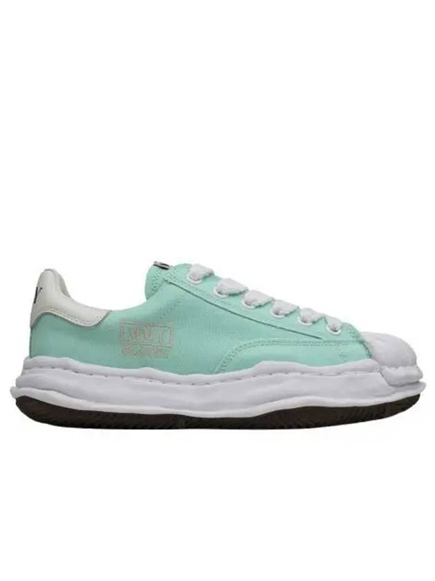 메종 미하라 야스히로 블레이키 OG 솔 캔버스 로우탑 스니커즈 라이트 블루 Maison Mihara Yasuhiro Blakey OG Sole Canvas Low top Sneakers Light Blue