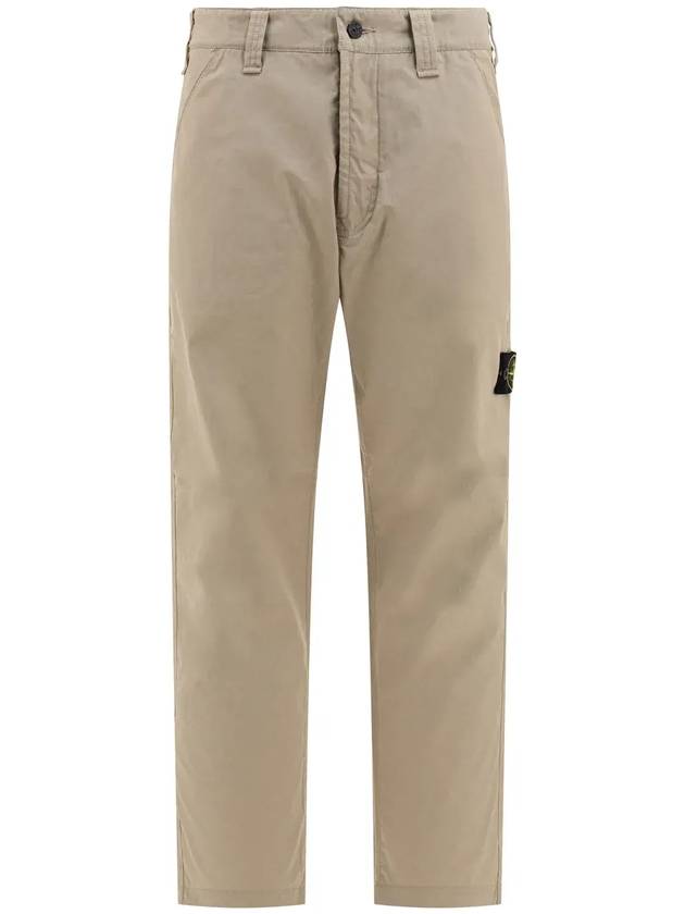 스톤아일랜드 컴패스 패치 스트레이트 레그 팬츠 3100015S0011_V009A