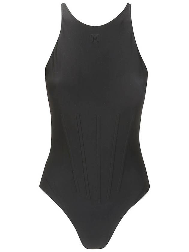 Mugler 코르셋 원피스 수영복