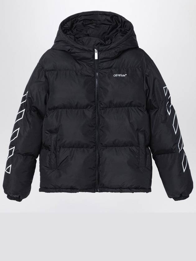 Black Padded Nylon Jacket