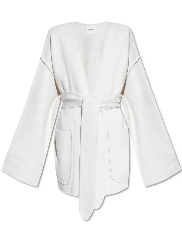 리사 양 벨티드 랩 니트웨어 20242740_CREAMCREAM