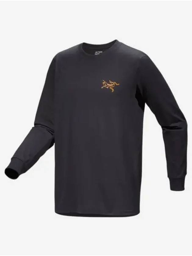 아크테릭스 아크멀티 버드 로고 롱슬리브 티셔츠 블랙 Arc'teryx Arc'Multi Bird Logo LS T Shirt Black