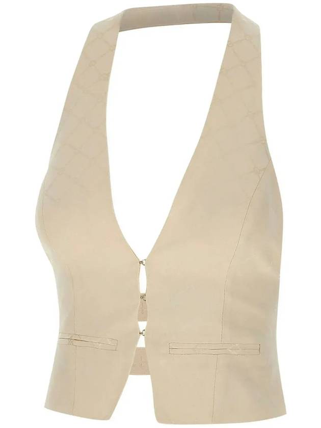 엘리자베타 프란키 패턴 자카드 홀터넥 탑 GL00652E2_193