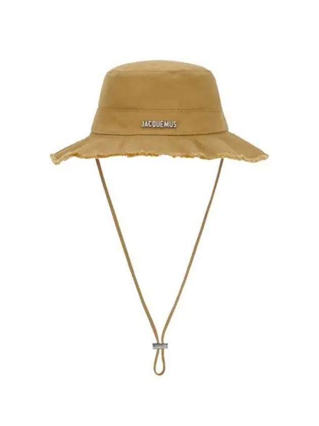 자크뮈스 르 밥 아티초크 버킷햇 베이지 Jacquemus Le Bob Artichaut Bucket Hat Beige