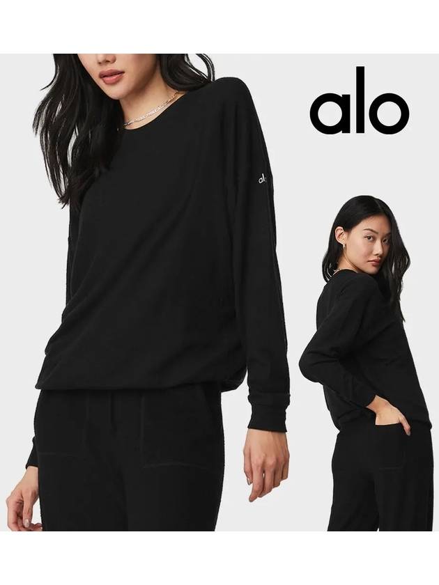 alo 알로 맨투맨 소호 티셔츠 차콜