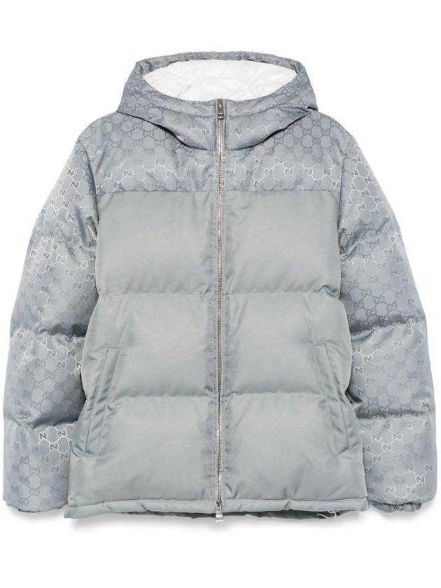 구찌 GG 나일론 캔버스 퍼퍼 재킷 연한 파란색 794823Z9ABK4209