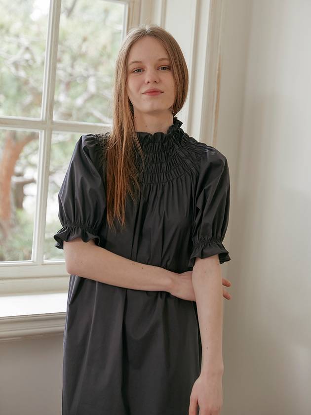 24SS 티나블러썸 여성 자수 롱 원피스 그레이 MALO DRESS