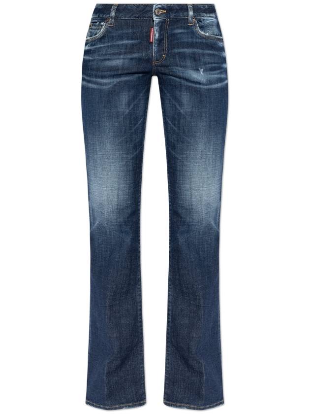 24FW 디스퀘어드2 여성 스트레이트 진 Dsquared2 Jeans Flare  Women's  Navy Blue