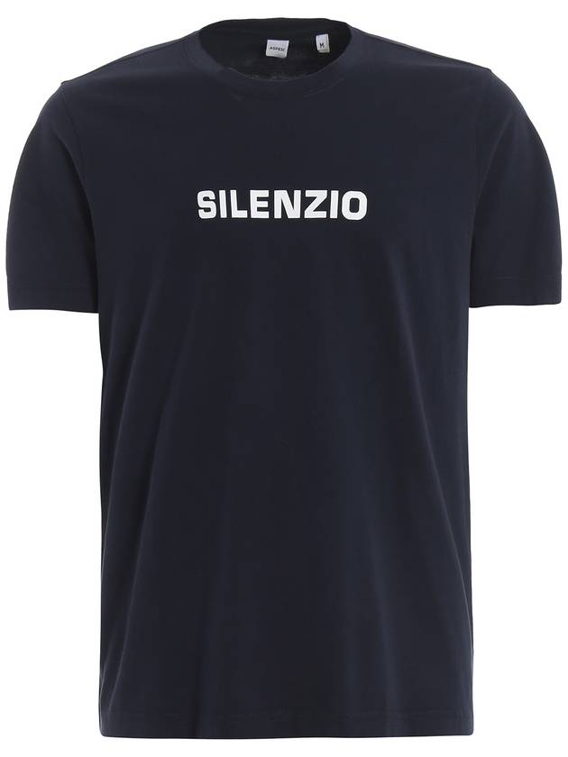 Aspesi Silenzio crew neck pure cotton T-shirt