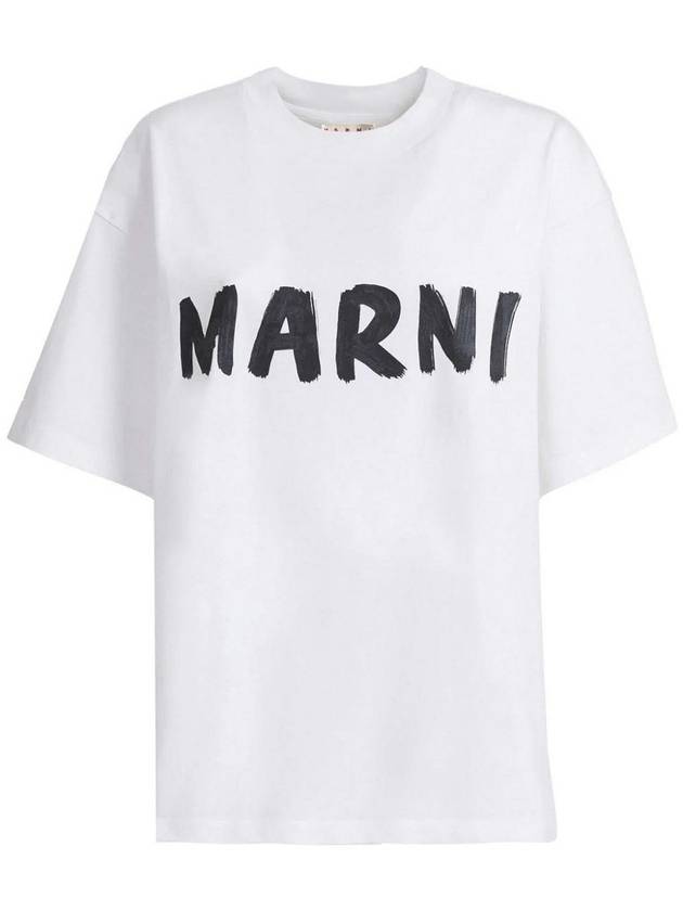 Marni White Logo T-Shirt