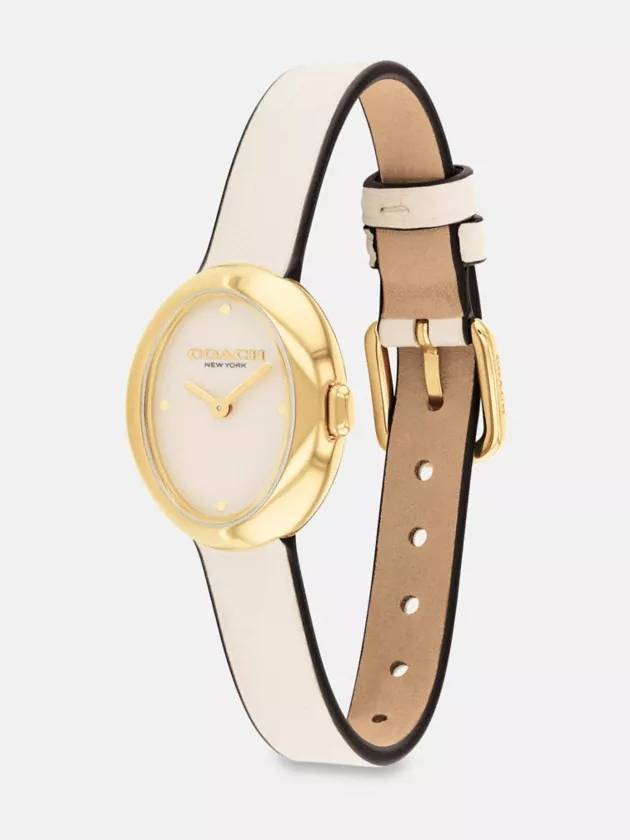 코치 새미 워치 여성 손목 시계 22mm Chalk
