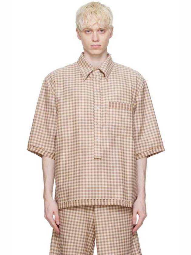 Brown 60s Shirt 241109M192004