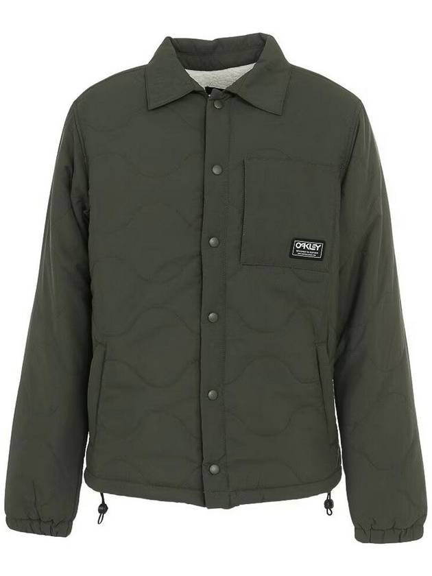 Oakley Green Quilted Sherpa Jacket