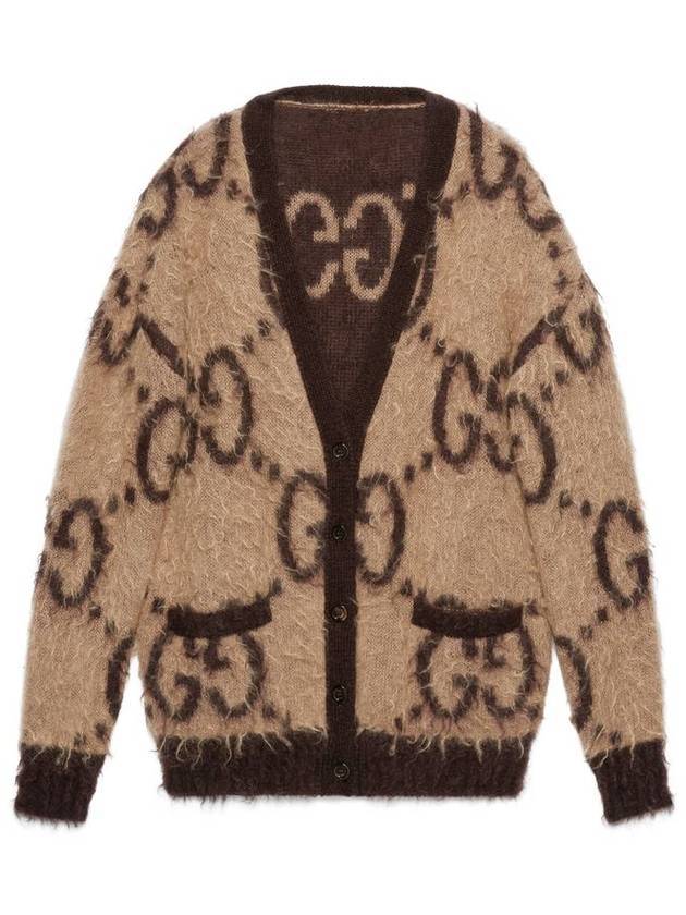 구찌 리버서블 GG 모헤어 울 가디건