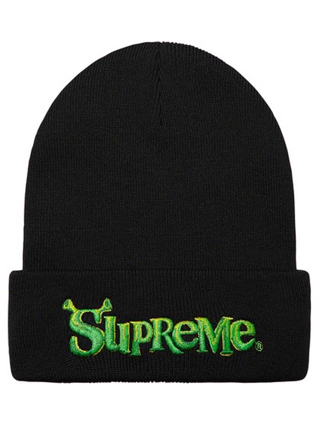 21FW 슈프림 비니 블랙 Supreme Shrek Beanie Black