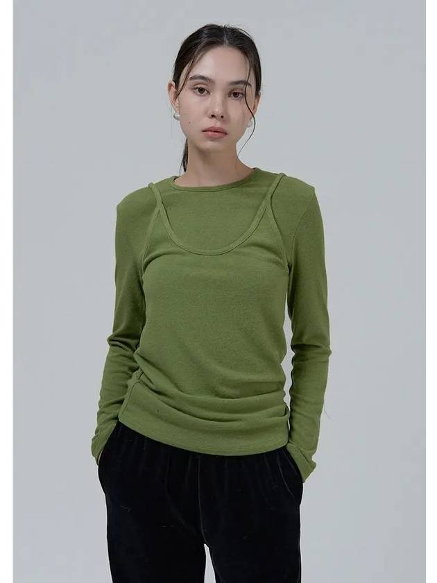 앙고라 레이어드 티셔츠