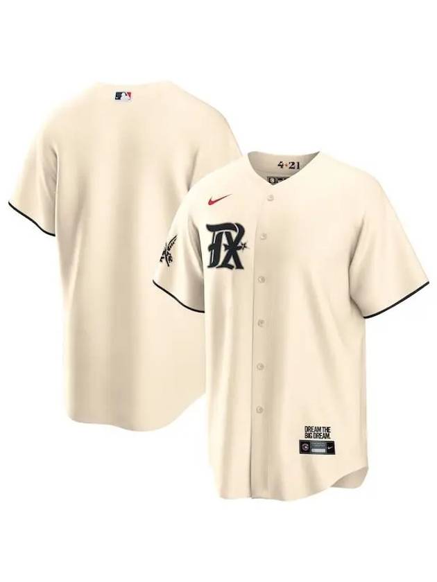 1100560 나이키 MLB 텍사스 레인저스 시티 커넥트 저지 크림