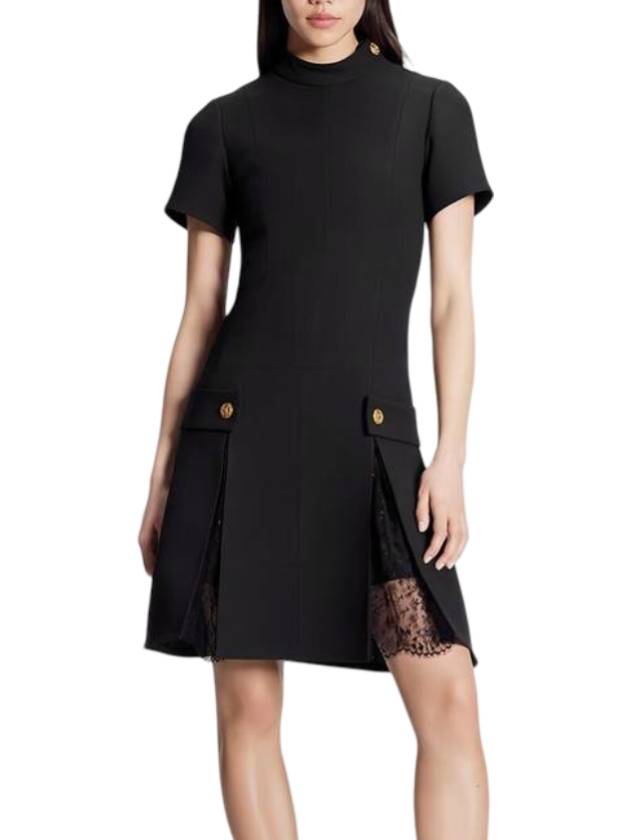 루이비통 프레피 마틴게일 숏원피스 블랙