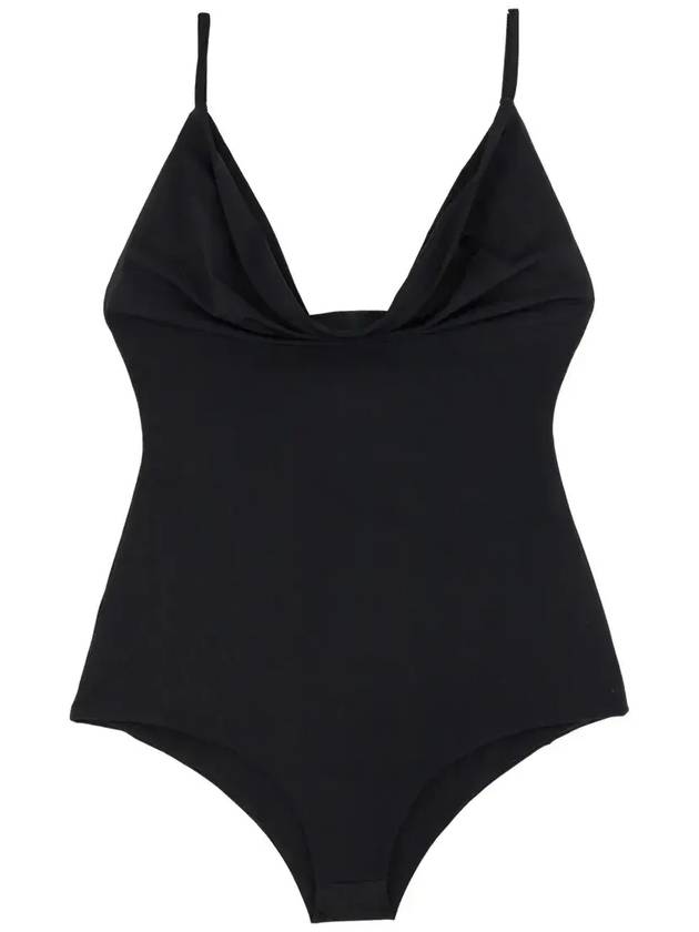 마그다 부트림 드레이프 스쿠프넥 수영복 625724_03BLACK