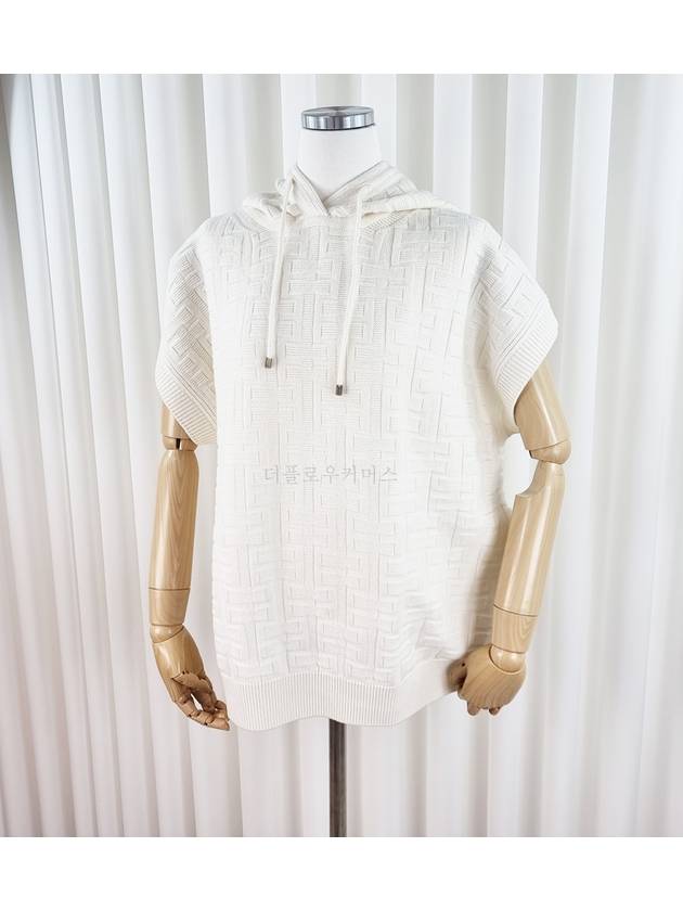 에르메스 인스피레이션 민소매 후드 스웨트 여성 셔츠 H2H2624DA