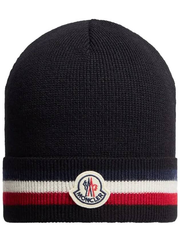 몽클레르 로고패치 울 비니 3B00068 A9575 999