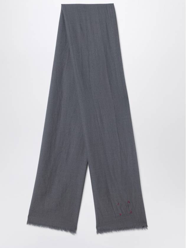Destin Grey wool scarf