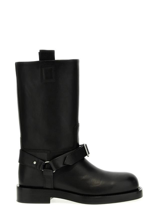 버버리 FW 23 24 부츠 Saddle Low 8074375BLACK