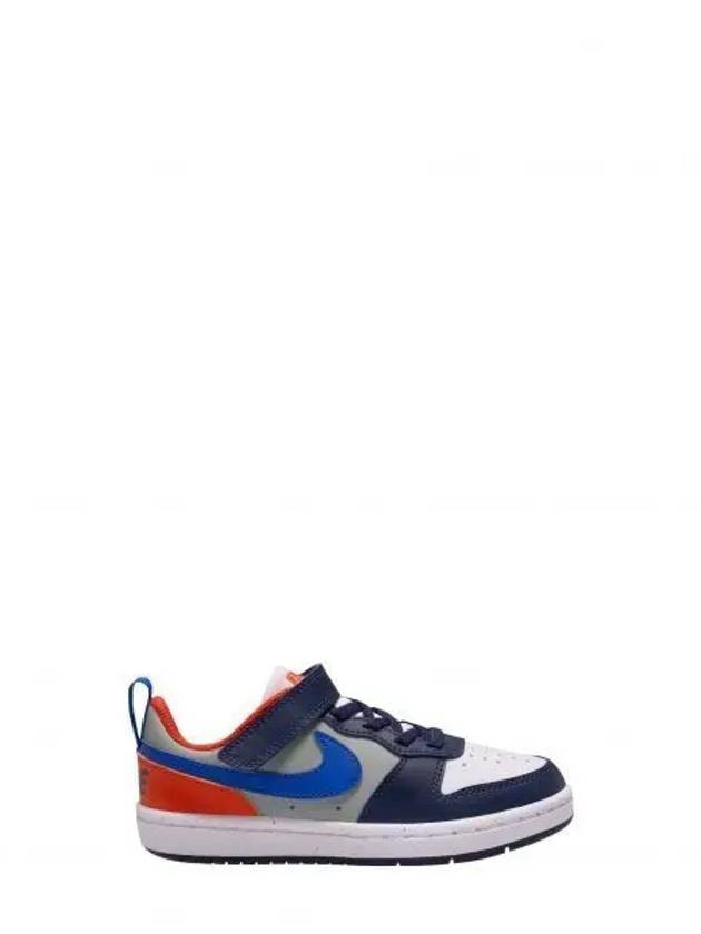 키즈 나이키 키즈 코트 버로우 로우 Recraft 스니커즈 운동화 미드나잇 네이비 Royal 오렌지 9575602