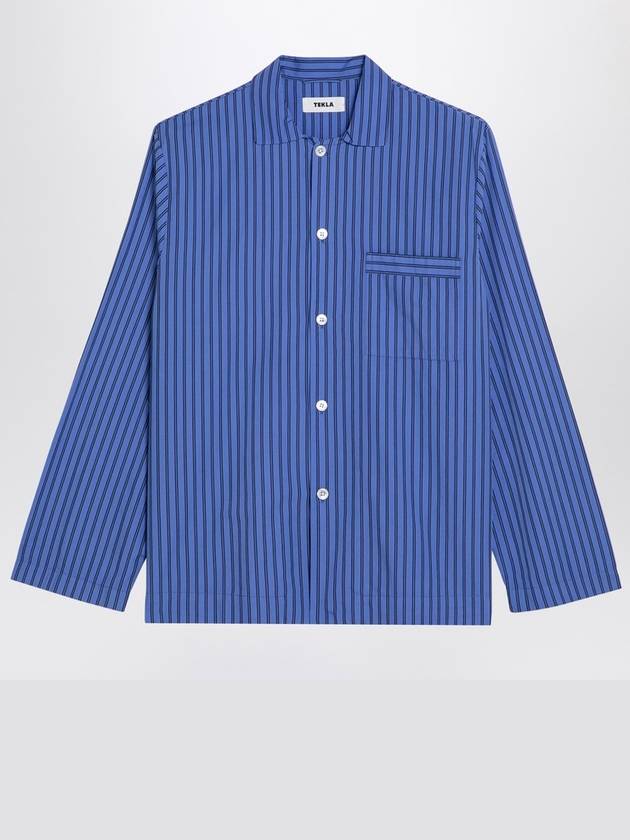 Blue Striped Pyjama Shirt