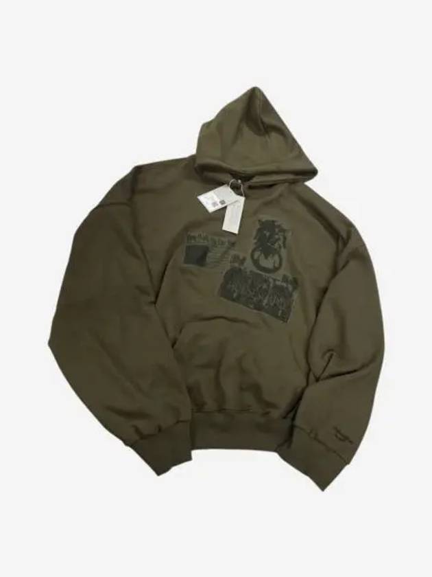 언더마이카 앤워 아카이브 오마주 패치워크 후드 리자드 23SS Undermycar Anwer Archive Hommage Patchwork Hoodie Lizard 23SS