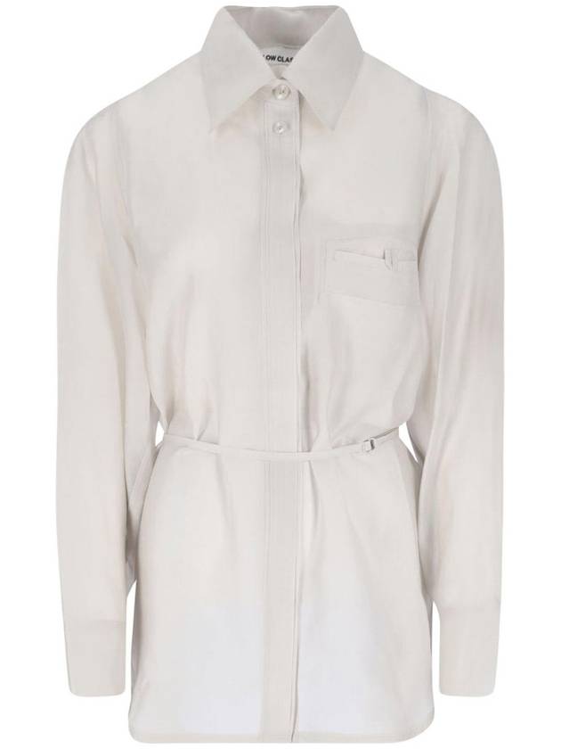 Low Classic Shirt with belt